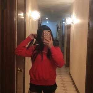 Red Champion Hoodie (BRAND NEW)